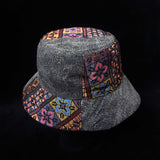 Grey Hill Tribe Festival Patchwork Bucket Hat | SHRINE HATS