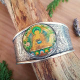 Handmade Tibetan Sitting Buddha Bangle