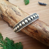 Handmade White Metal Tribal Torque Bangle