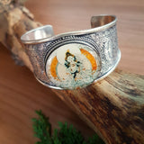 Handmade Buddhist White Tara Bangle