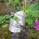 Hand Made Adjustable Thai Silver Open Leaf Ring