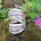 Hand Made Thai Silver Open Statement Ring 