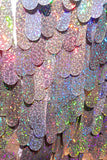 Silver Holographic Sequin Festival Bolero Jacket