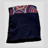 Adjustable Pop Stud Boho Pocket Wrap Skirt Black | SHRINE