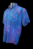 Blue Spiral Men's Short Sleeve Shirt | SHRINE CLOTHING - SHRINE