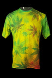 Leaf Rasta Full Print T-Shirt  | SHRINE CLOTHING