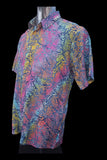 Grey Rainbow Pineapple Men's Short Sleeve Shirt | SHRINE CLOTHING - SHRINE