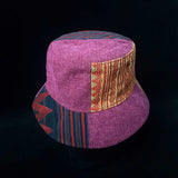 Pink Hill Tribe Festival Patchwork Bucket Hat | SHRINE HATS