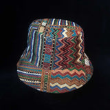 Rust Hmong Hill Tribe Festival Bucket Hat | SHRINE HATS - SHRINE