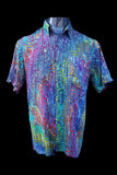 Rainbow Maze Men's Short Sleeve Shirt | SHRINE CLOTHING - SHRINE