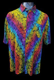 Rainbow Pineapple Men's Short Sleeve Shirt | SHRINE CLOTHING - SHRINE
