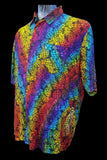 Rainbow Pineapple Men's Short Sleeve Shirt | SHRINE CLOTHING - SHRINE