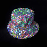 Psychedelic Skulls Festival Bucket Hat | SHRINE HATS - SHRINE
