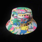 Dinosaurs Cartoon Festival Bucket Hat | SHRINE HATS