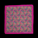 Pink Green Paisley Bandana