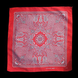 Red White Paisley Bandana