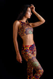 Women's Kaleidoscope Print Stretch Yoga Festival Rave Leggings | Shrine Clothing - SHRINE