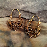 Brass Tribal Earrings