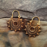 Brass Tribal Earrings | SHRINE