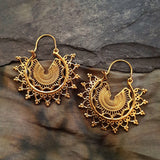 Brass Tribal Earrings | SHRINE