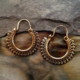Brass Tribal Earrings