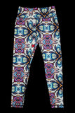 Lotus Flow Lycra Yoga Festival Rave Leggings | Shrine Clothing - SHRINE